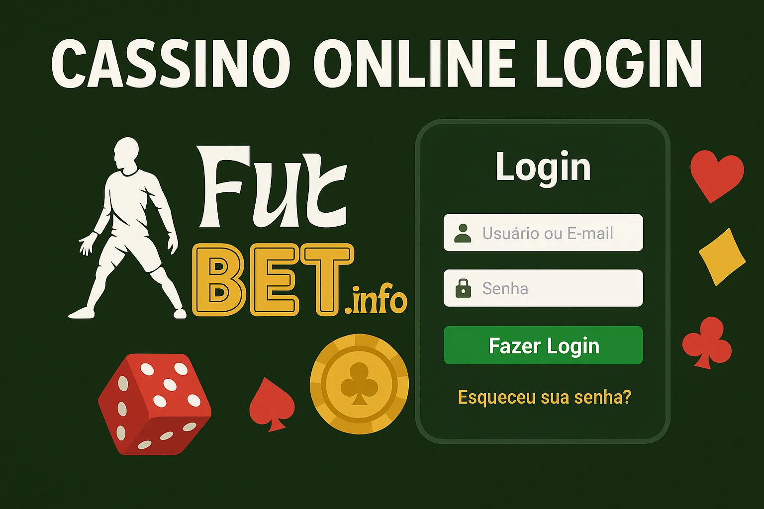 Criar uma nova Conta no plataforma FUTBET